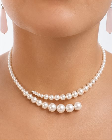 Halskette Rajola Dame in Perlen Perla 54-510-1 - 54-510-1